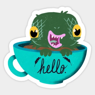 Creature from the Black Coffee Sticker